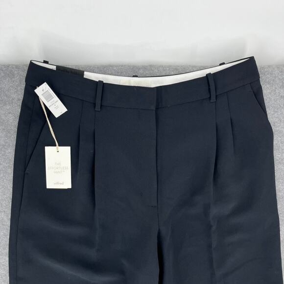 Aritzia Wilfred The Effortless Pant Black 16 New Trousers - Picture 4 of 9
